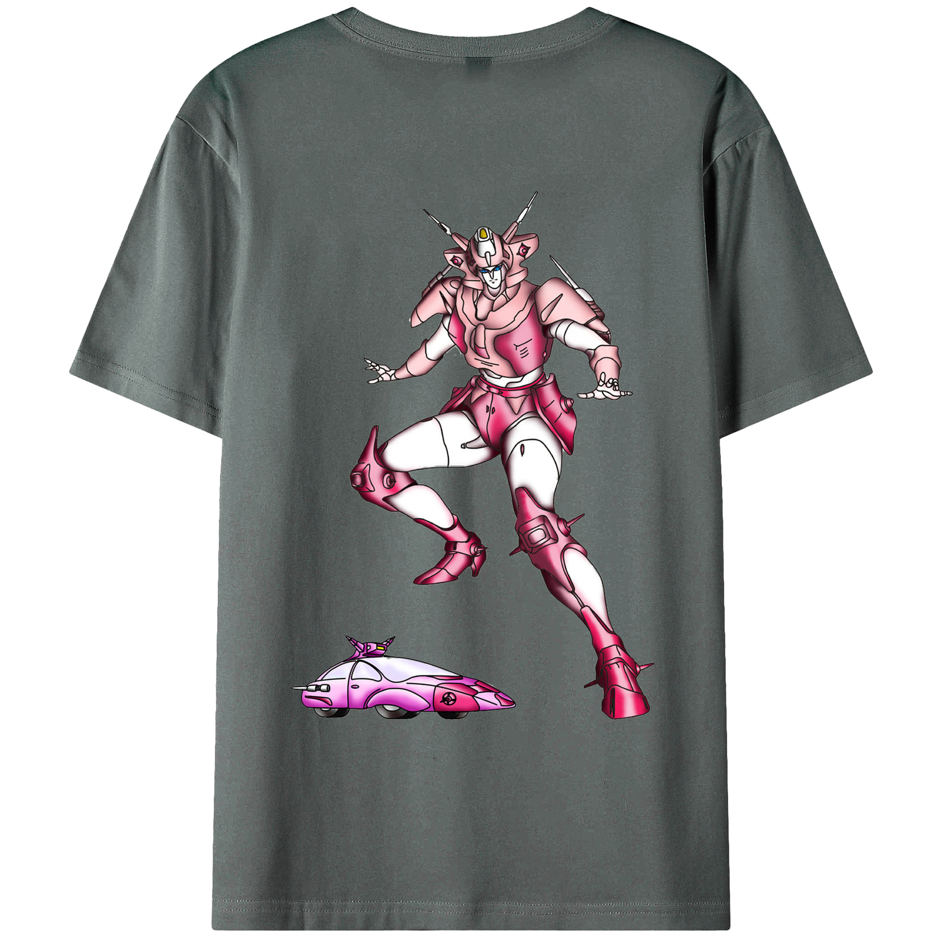 （画像用）  綿100％ メンズ半袖Tシャツ（バックプリント） 通気性